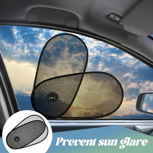 Newly Arrived at Buy Center: Car Window Shades, Breathable Car Window Shade For Baby For Side, Cross-border Car Side Window Adjustable Sunshade Super Stretchy Sun Shade For Car Window For Baby Block Sun Heat And Harmful UV Rays