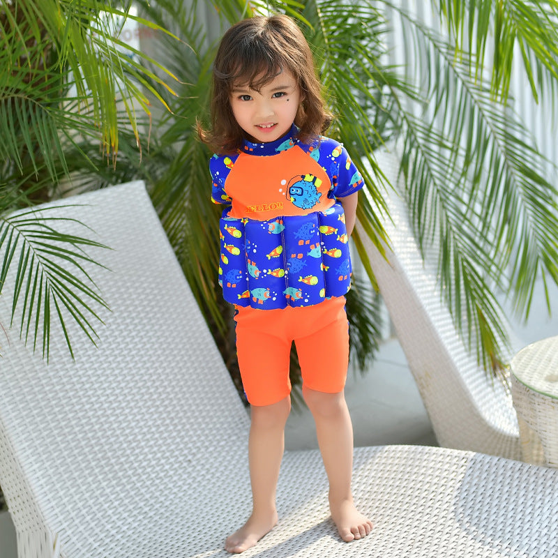 Newly Arrived at Buy Center: Children's Buoyancy Swimsuit Girl Girl Infant Swimsuit Baby Boy Toddler Jumpsuit