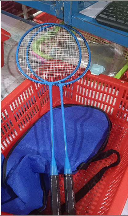 Alloy Ultra-light Full Set Split Badminton Racket Blue