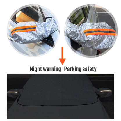 Now Available at Buy Center: Layers Magnetic Car Windscreen Cover Winter Ice Frost Snow Protector Sunshade