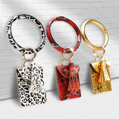 Buy Center Deal-European And American PU Wrist Keychain Pendant