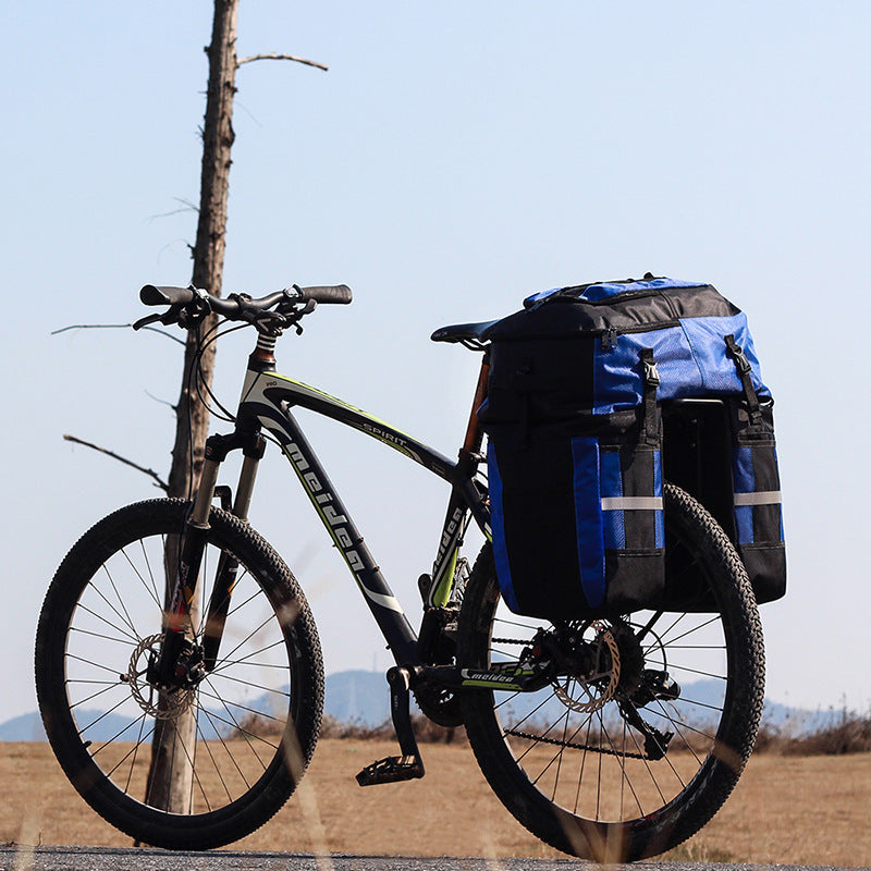 Just Arrived at Buy Center: Rhinoceros Bicycle Rear Storage Bag Three-in-one 70L Sichuan-Tibet Series Long-distance Travel Frame Bag