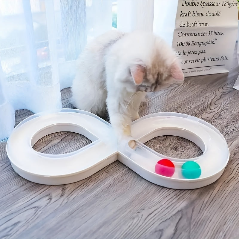 Buy Center Top Rated-Cat Toys Self Hi To Relieve Boredom Cat Turntable Track Ball Kitten Teasing Cat Stick Pet Cat Consumption