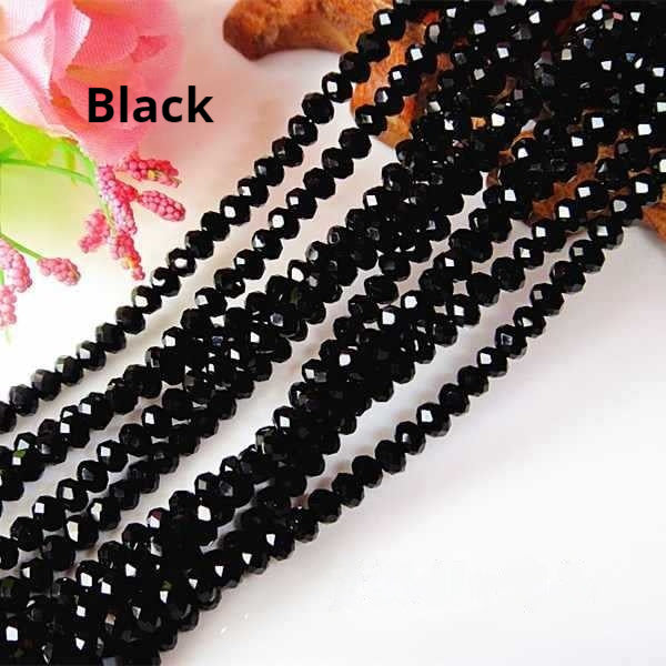 Buy Center Top Rated-Crystal Flat Beads Scattered Beads Bulk Bracelet Knitting Accessories Material Wheel Micro Glass Bead Black