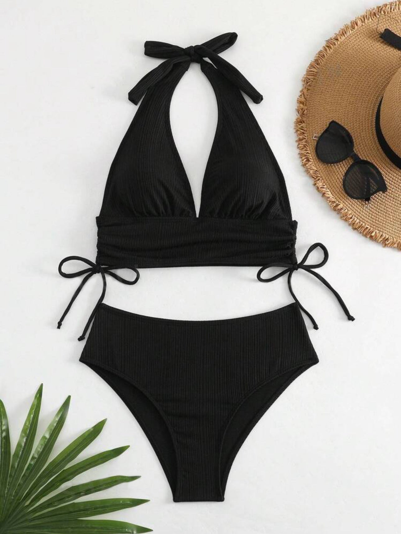 Hot New Items at Buy Center: Women's Fashion Statement Lace Up Halter Bikini