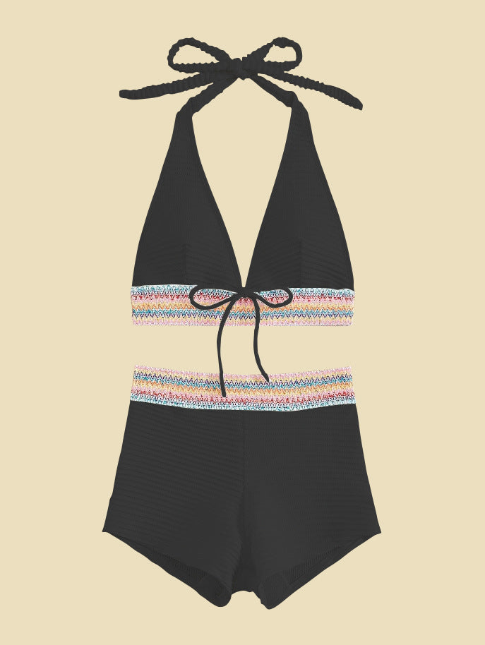 Just Arrived at Buy Center: Women's Split High Waist Bikini Suit