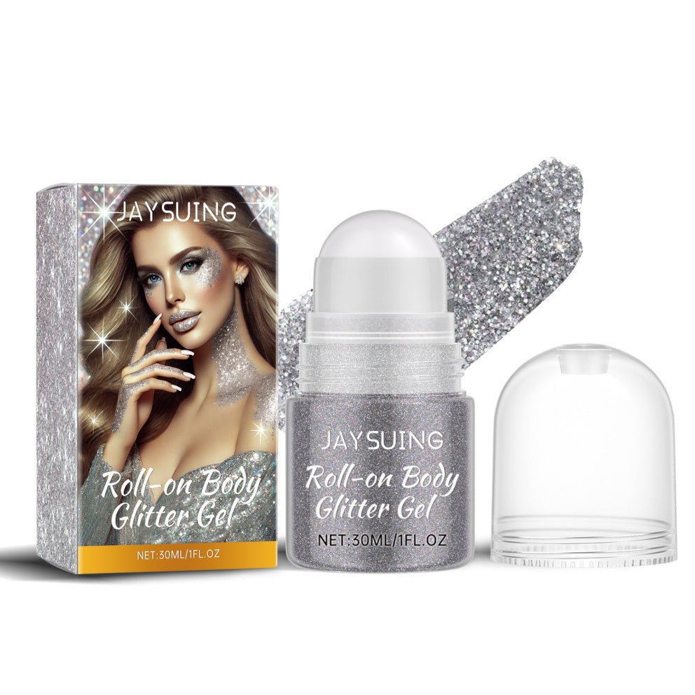 Buy Center Handpicked- Glitter Roll White 30ML Eye Shadow Grey