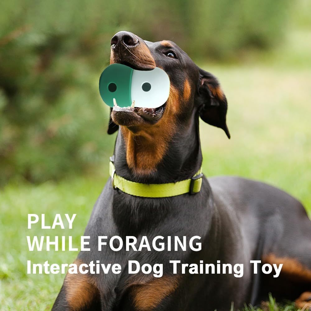 Fresh Arrivals at Buy Center: Pet Puzzle Toy Dog Treat Dispensing Cute Puppy Small Medium Dogs Interactive Chase Toy Pet Funny Enrichment Toys Food Ball For Dog Playing Training Slow Feeder Bowls