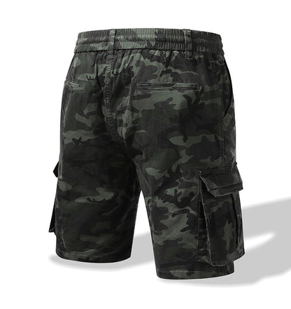 New at Buy Center: Men's Straight Casual Pants Camouflage Multi-pocket Workwear Shorts