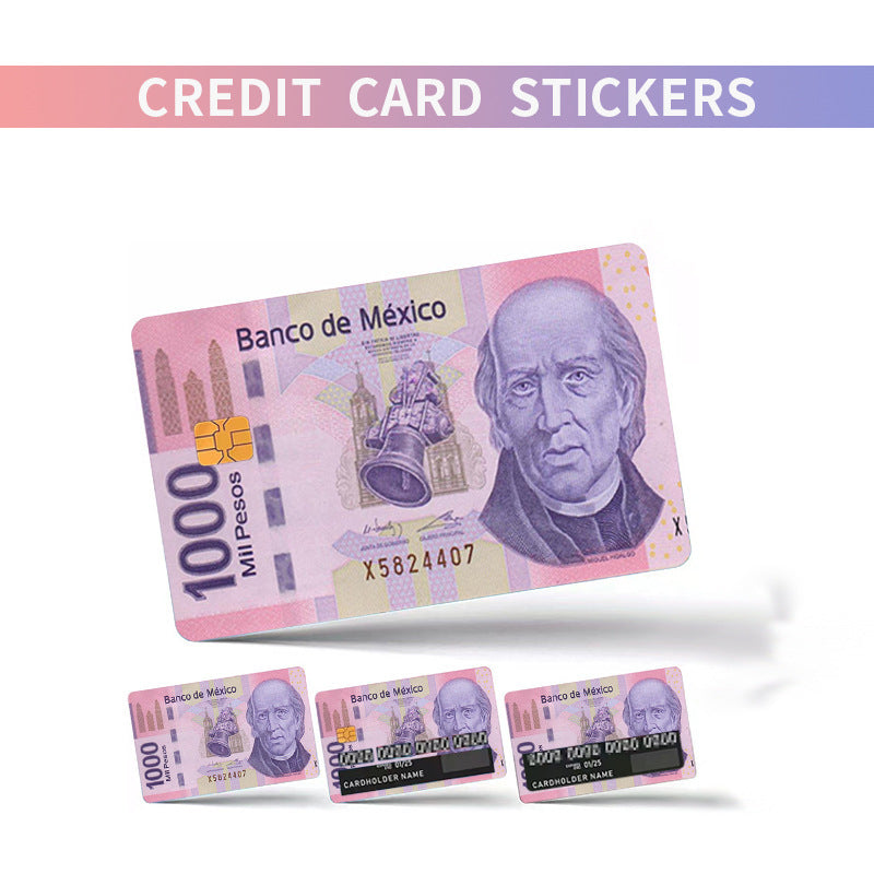 Credit Card Personalized Stickers Buy Center