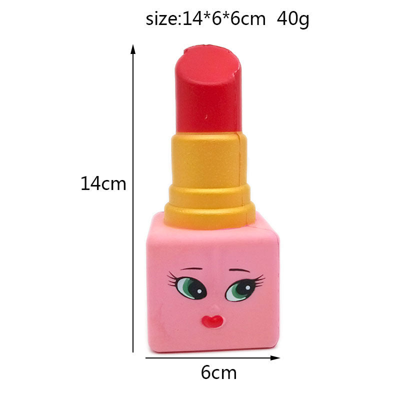 Hot New Items at Buy Center: Lipstick Slow Rebound Decompression Children's Toy Lipstick 14x6x6cm