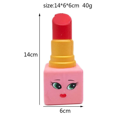 Hot New Items at Buy Center: Lipstick Slow Rebound Decompression Children's Toy Lipstick 14x6x6cm