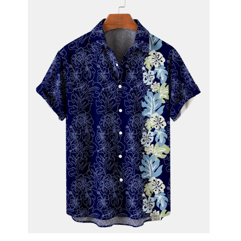 Hot New Items at Buy Center: Men's 3D Digital Printing Short-sleeved Shirt XS785