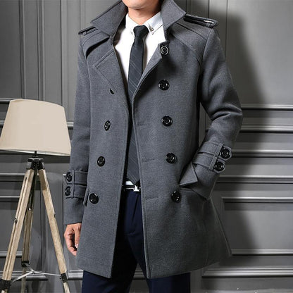 Manteau Slim Fit pour homme à la mode coréenne