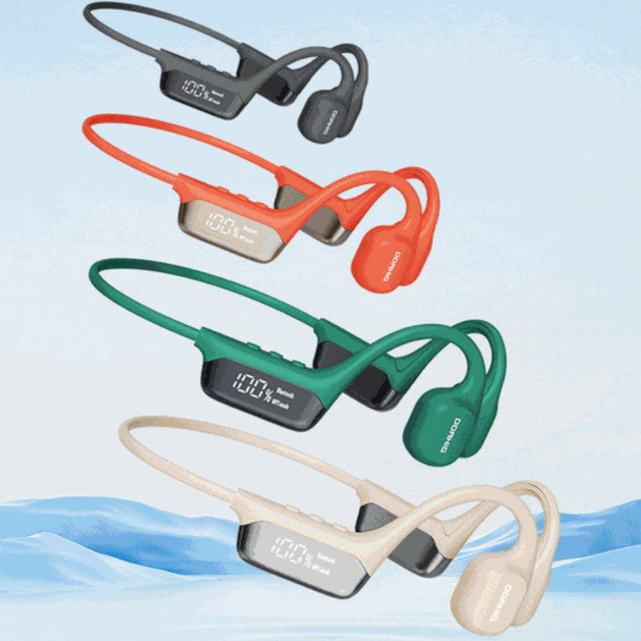 Fresh Arrivals at Buy Center: Display Screen Bluetooth Headset For Bone Conduction 53 Waterproof Sports Headset