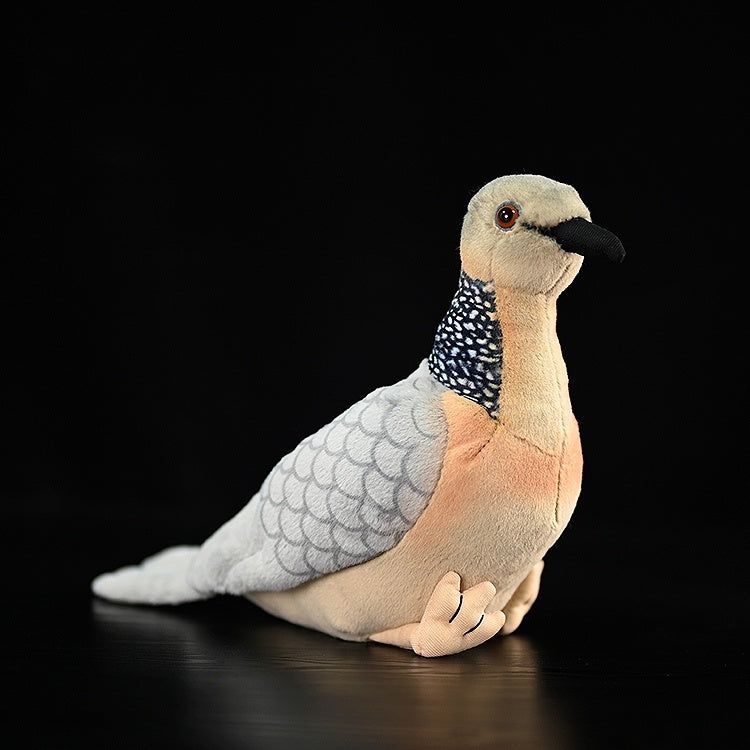 Hot New Arrivals at Buy Center: Pearl Necked Spotted Dove Animal Plush Toy 14cm