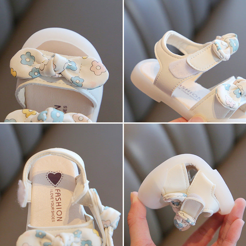 Just Arrived at Buy Center: Baby Flower Soft Bottom Toddler Shoes