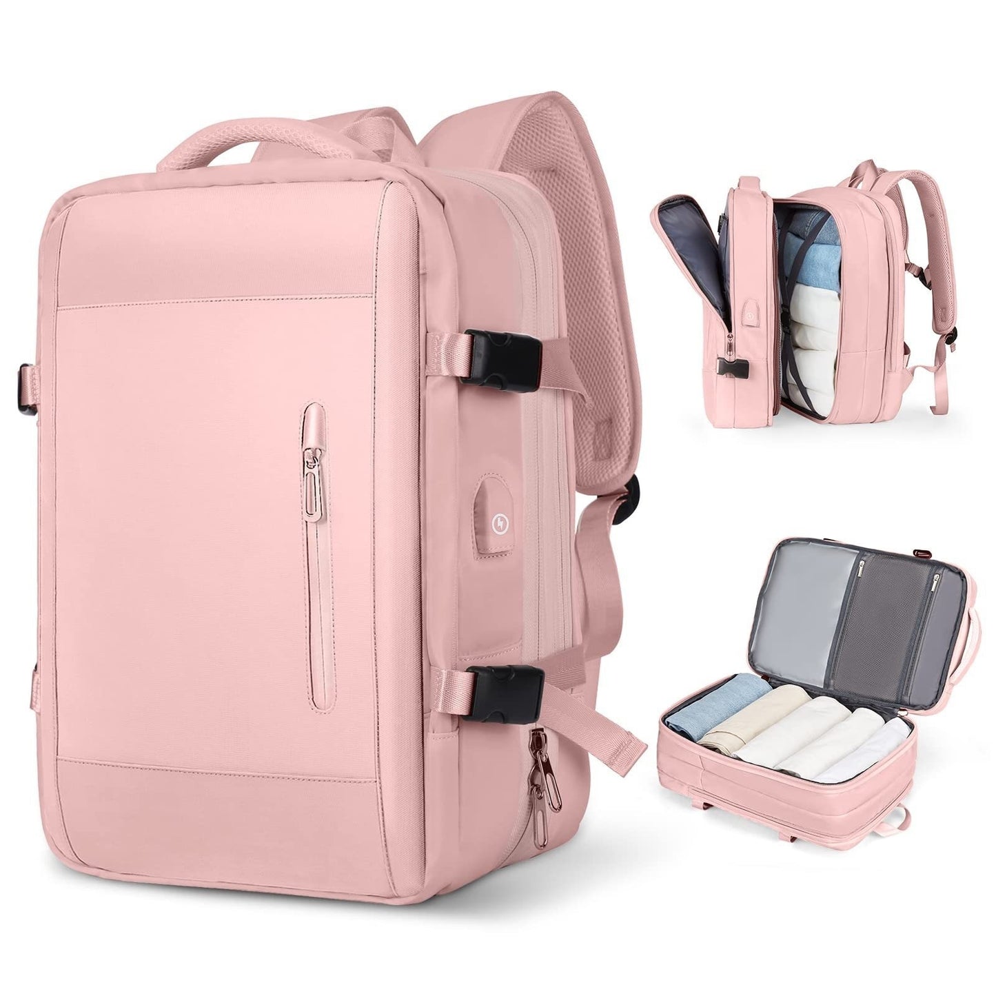 Fresh Arrivals at Buy Center: Scalable New Business Travel Large Capacity Computer Schoolbag Women 2319 Pink Expansion