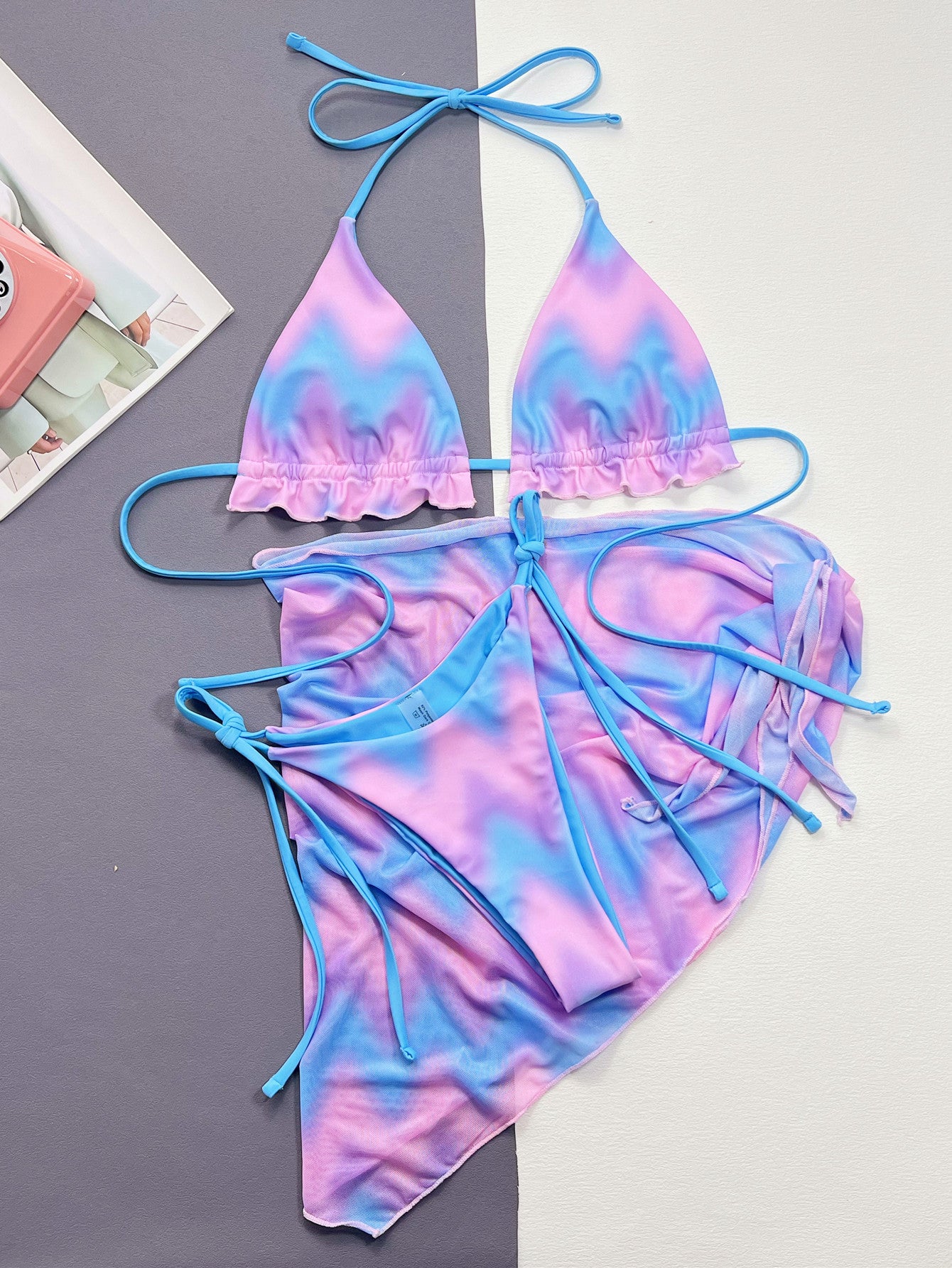 Newly Released at Buy Center: Women's Split Tie-dye Swimsuit Bikini