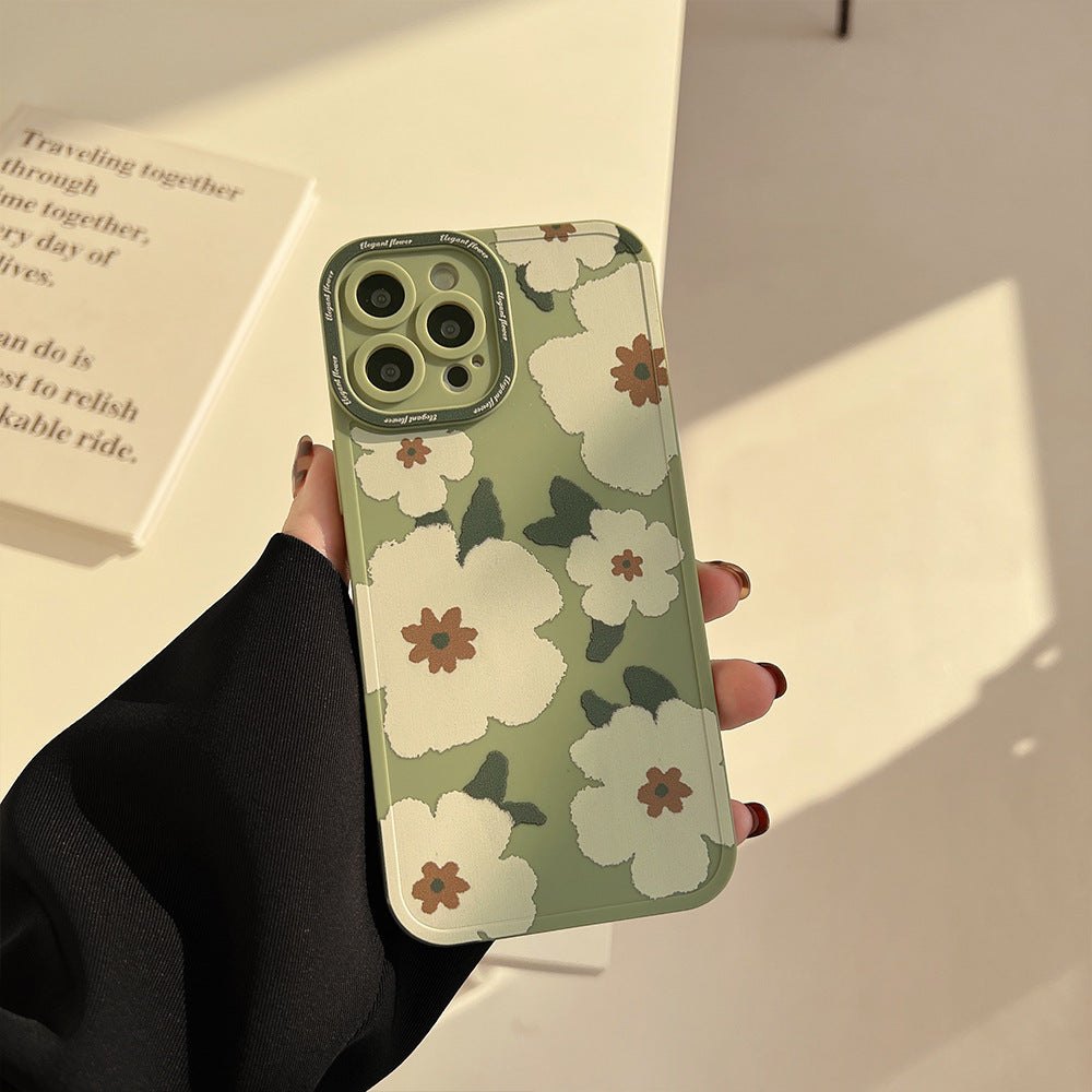 Fresh on the Scene at Buy Center: Back Cover Flower Art Applicable Phone Case