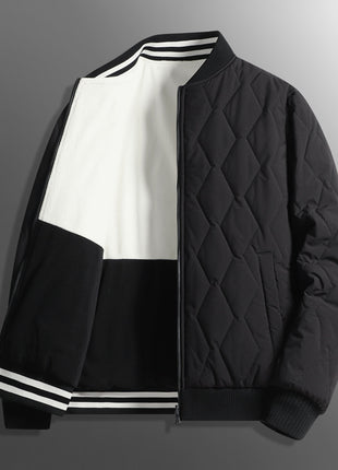 High-end Reversible Cotton Coat Baseball Collar Jacket