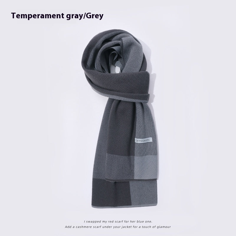 Scarf Winter Men's Outdoor Windproof Neck Protection