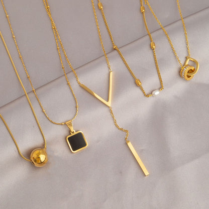 Non-fading Light Luxury High-grade All-match Clavicle Chain Necklace Buy Center