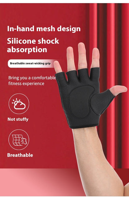 Just Arrived at Buy Center: Sports Cycling Half-finger Fitness Gloves