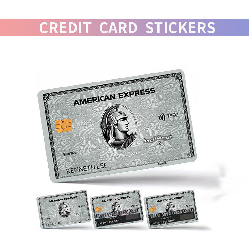 Credit Card Personalized Stickers Buy Center