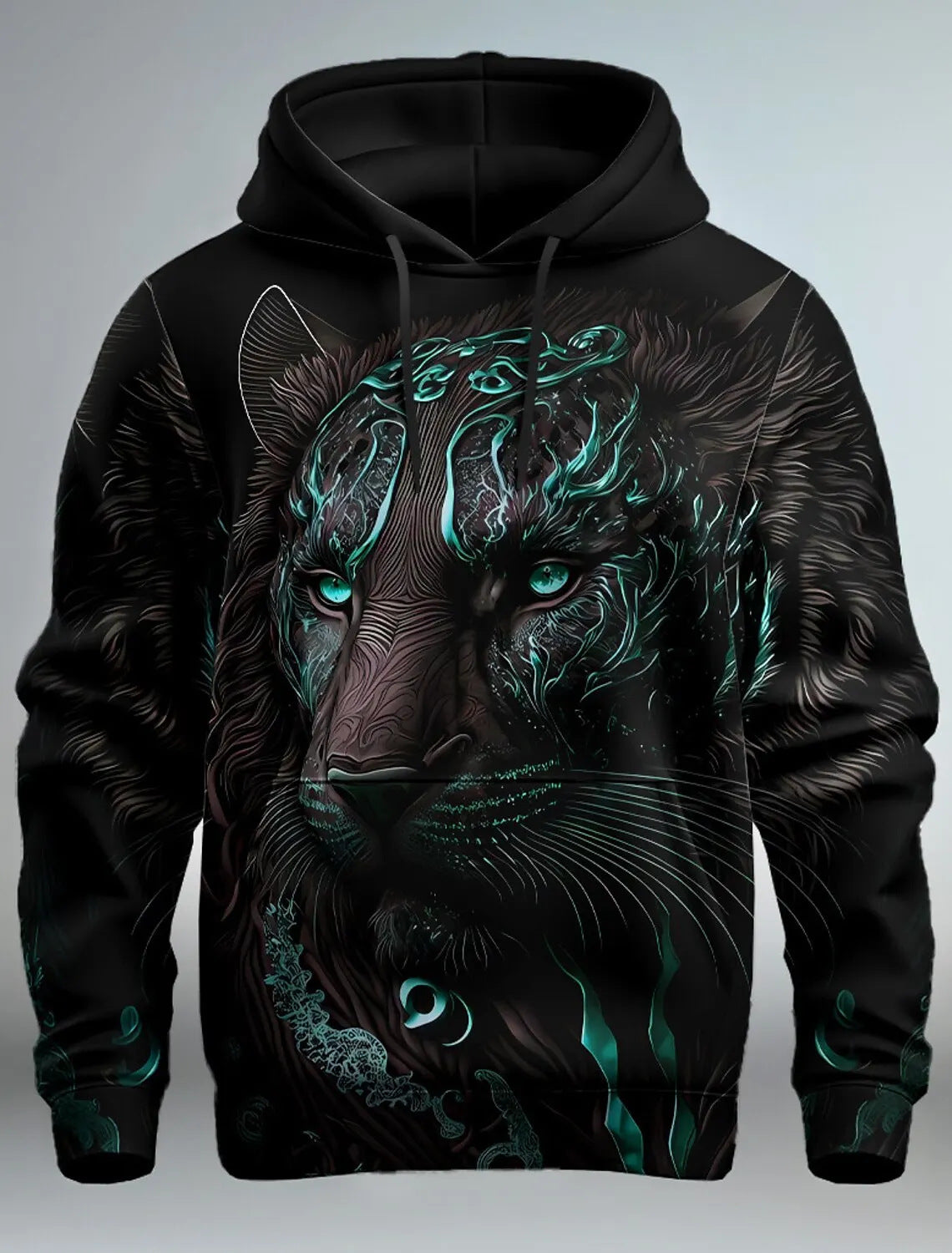 Newly Released at Buy Center: Fashion Brand Lion's Head 3D Hoodie Fashion Men And Women 3 Style