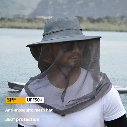 Newly Released at Buy Center: Outdoor Sun Protection Hat Large Brim Sun Protection Mesh