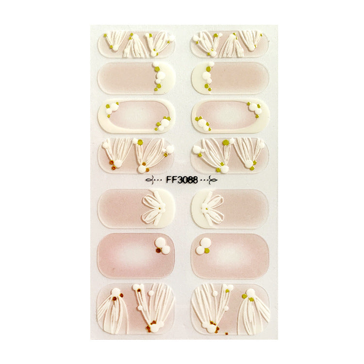 Amazon Fashion 3D Embossed Nail Stickers