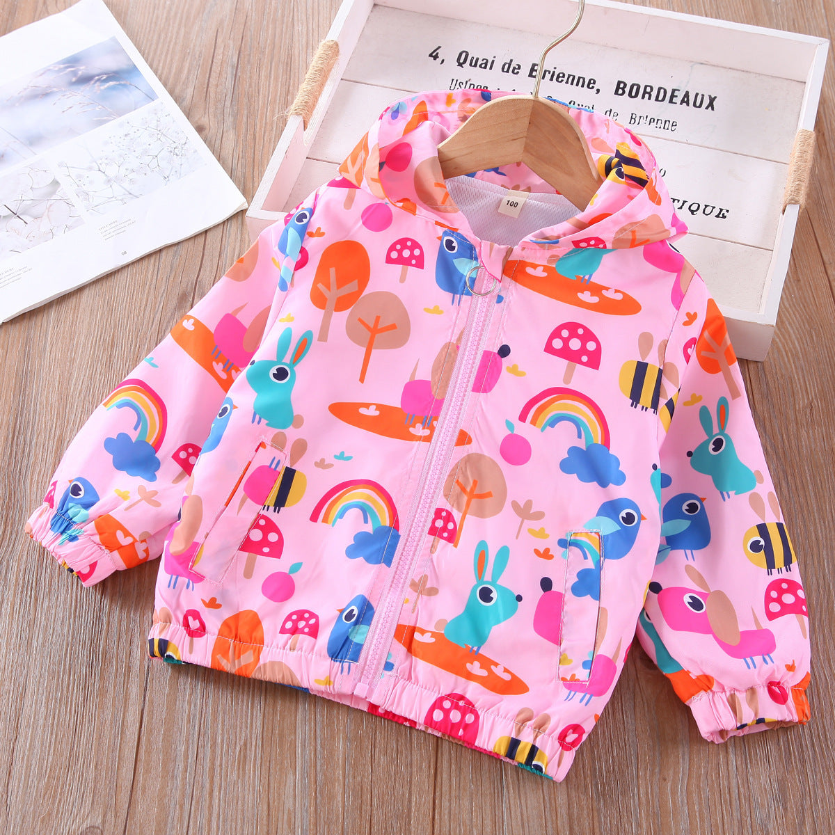 Fresh Arrivals at Buy Center: Girls' Printed Cartoon Jacket 80606029