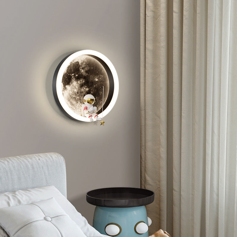 Hot New Items at Buy Center: Internet Celebrity Moon Wall Lamp Modern Minimalist