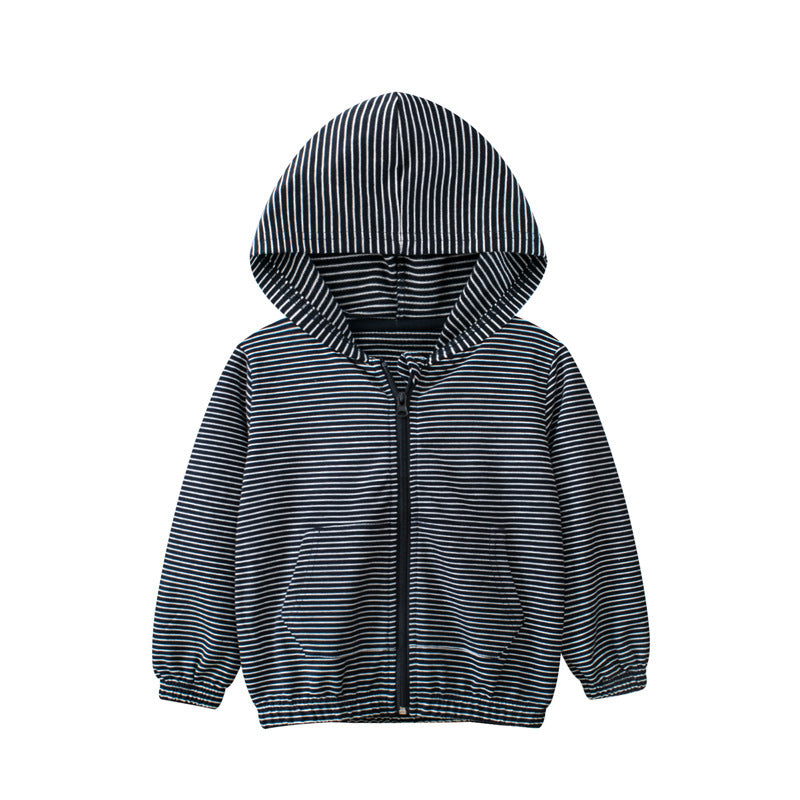 Fresh on the Scene at Buy Center: Fashion Boy Versatile Striped Cardigan Jacket