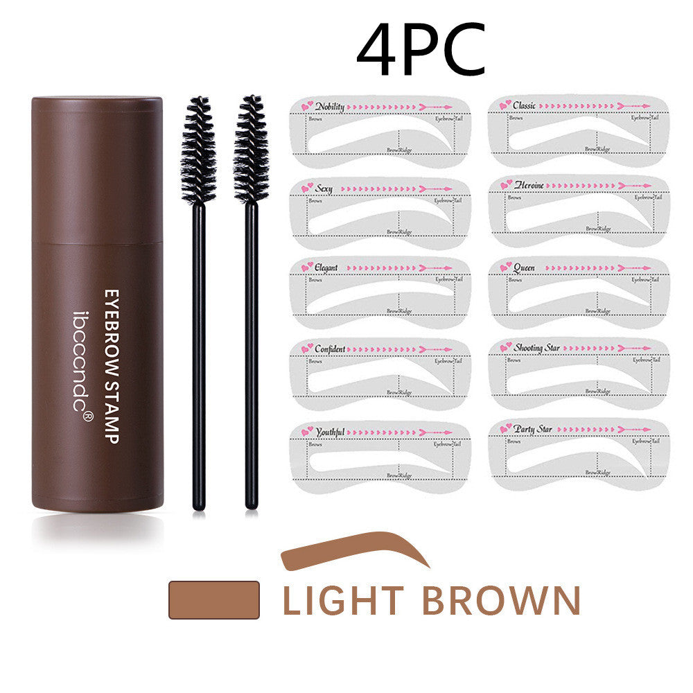 Buy Center Top Rated-Seal Eyebrow Powder Stick Eyebrow Card Eyebrow Trimming Eyebrow Pencil Stick Light brown 4PC