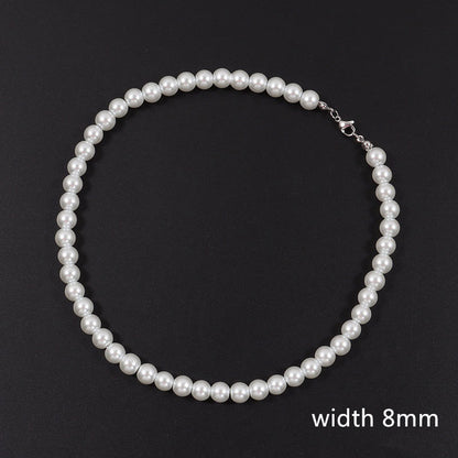 Trending Now at Buy Center: Light Luxury Temperament Simple Necklace 8MM