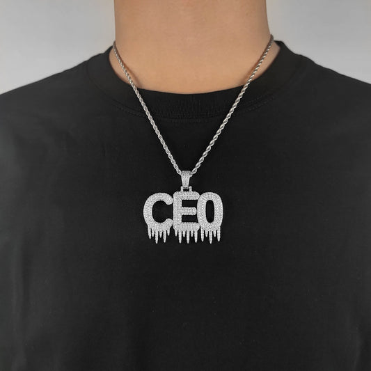 Fresh Arrivals at Buy Center: Hip Hop Ice Strip Letter Patchwork Combo Pendant Necklace