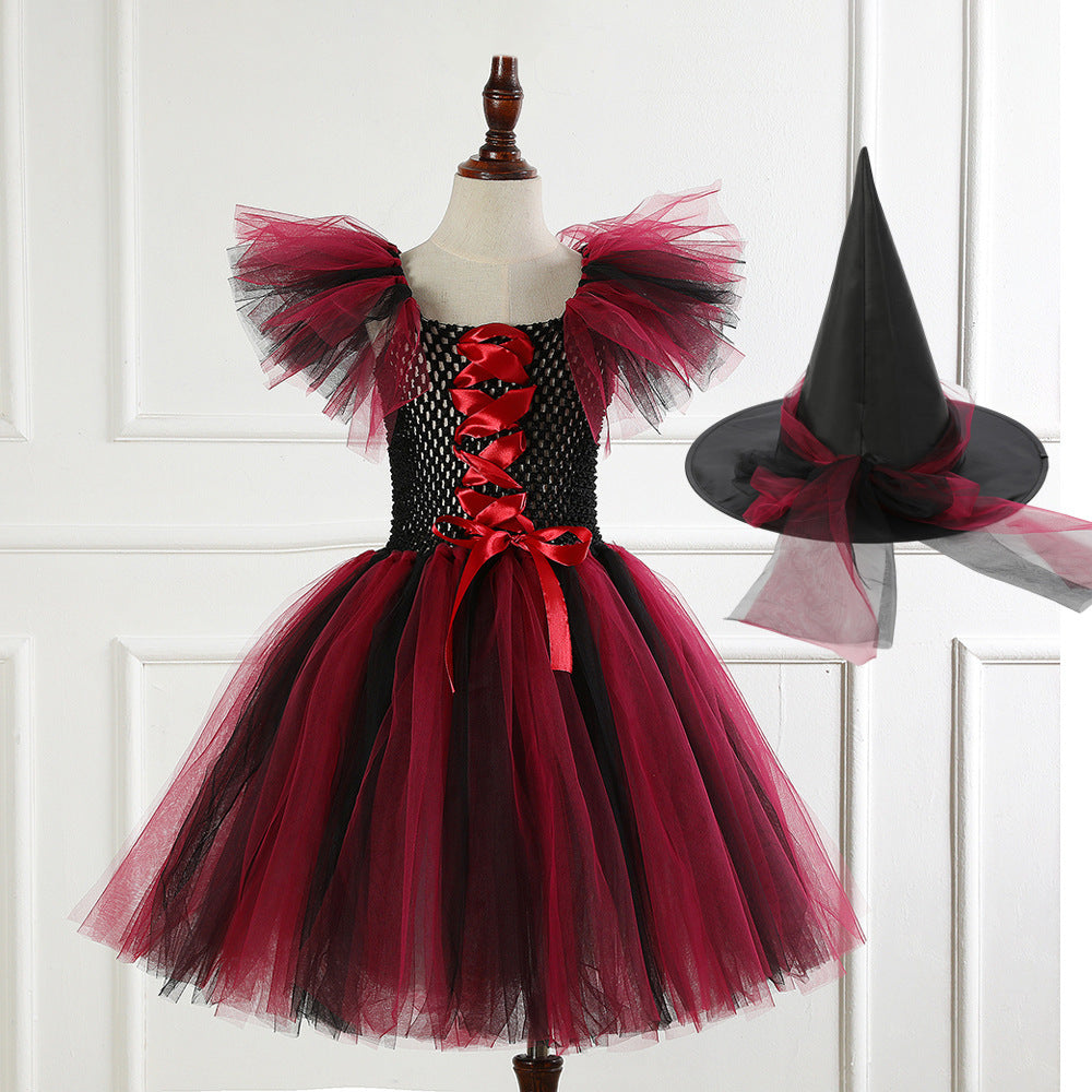 Halloween Girls' Clothing Pettiskirt Cosplay Performance Skirt Suit Buy Center