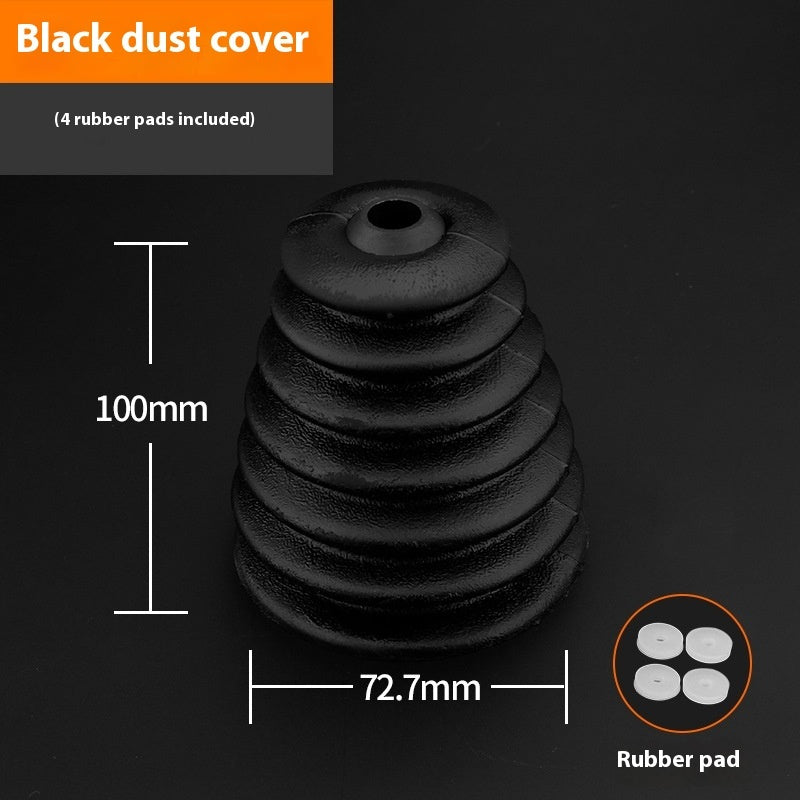 Fresh Arrivals at Buy Center: Hammer Dust Cover Impact Drill Accessories Black Plastic 1