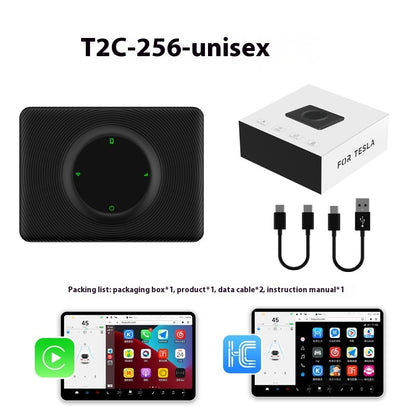 Just Arrived at Buy Center: Carlinkit Applicable To Original Car Screen Upgrade Wireless Carplay Tesla Interconnection Box Androidauto T2C Domestic Neutral