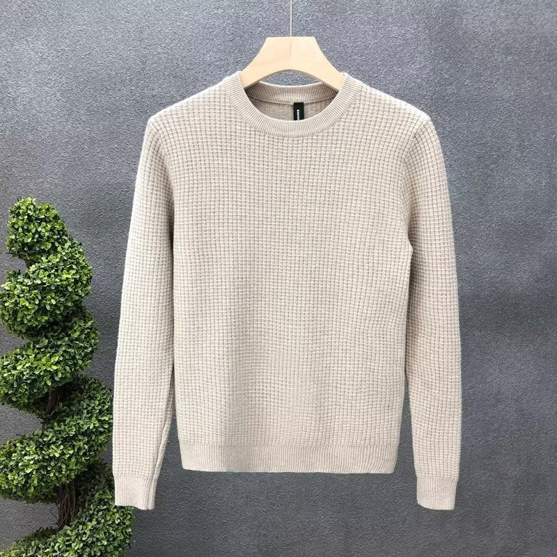 Loose Round Neck Sweater Men's Knitted Shirt Buy Center