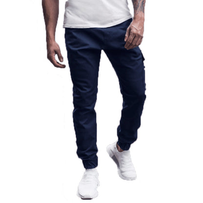 Newly Released at Buy Center: Men's Side Zipper Pocket Decoration Casual Long Pants