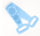 Hot New Items at Buy Center: Bath Towel Silicone Rubbing Back Towel Blue 60cm