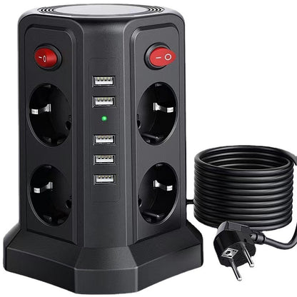 Hot New Items at Buy Center: Desktop Socket European Standard 4 USB Socket Board