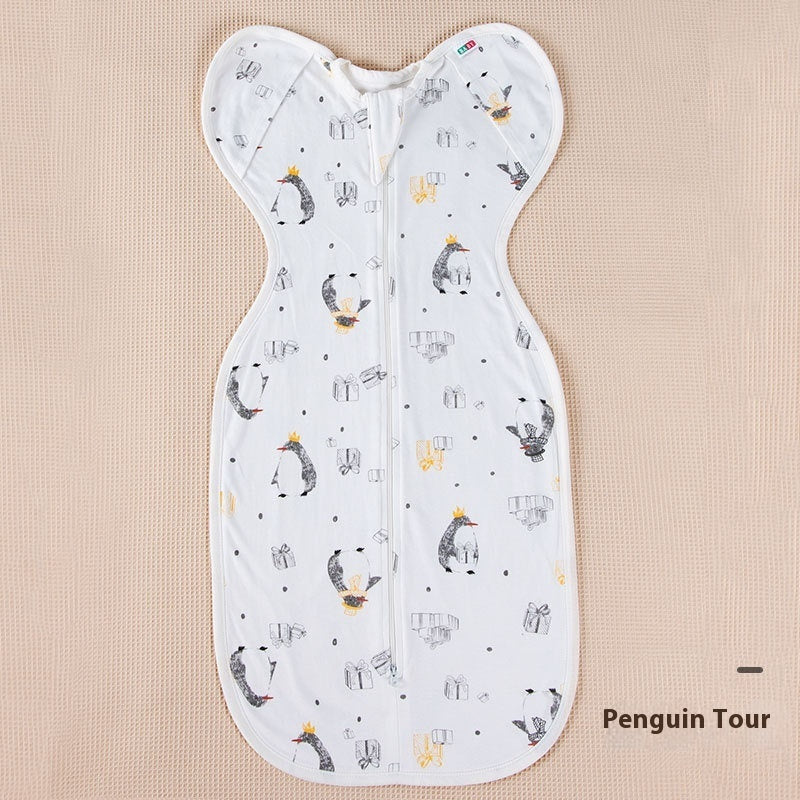 Newborn Baby Surrender Swaddling Summer Spring And Autumn Anti-shock Sleeping Bag Buy Center