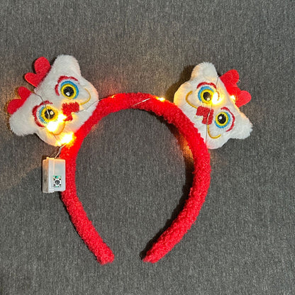 Headband New Year Creative Hair Accessories New Year's Day Annual Meeting Activity Luminous Buy Center