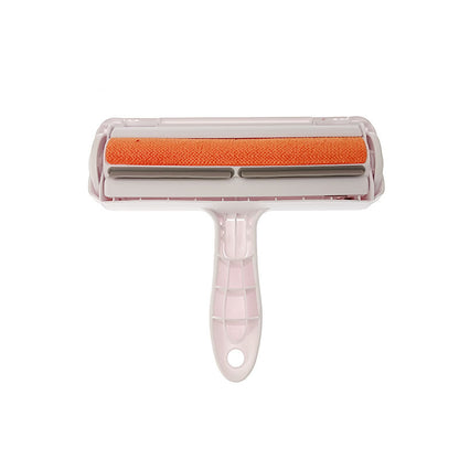 Trending Now at Buy Center: Pet Hair Remover Lint Roller Hair Removal Device Clothes Nap Removing Device Orange opp