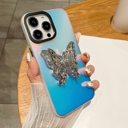 Just Arrived at Buy Center: Aurora Three-dimensional Butterfly Bracket Phone Case Colorful Butterfly