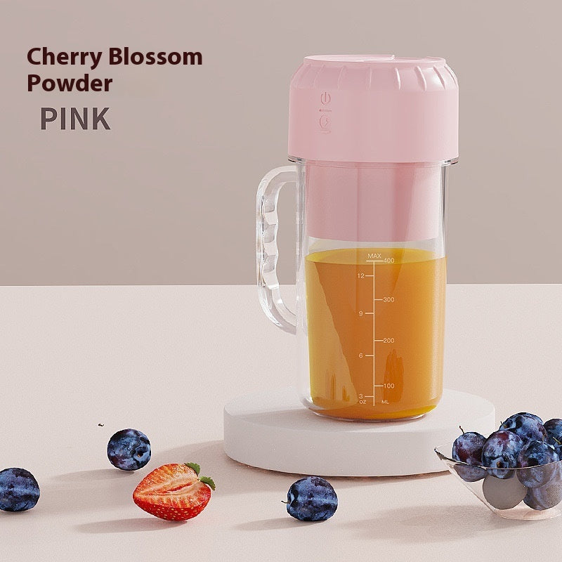 Newly Released at Buy Center: Household Multifunction Juicer Portable Charging Small Cherry Blossom Powder USB